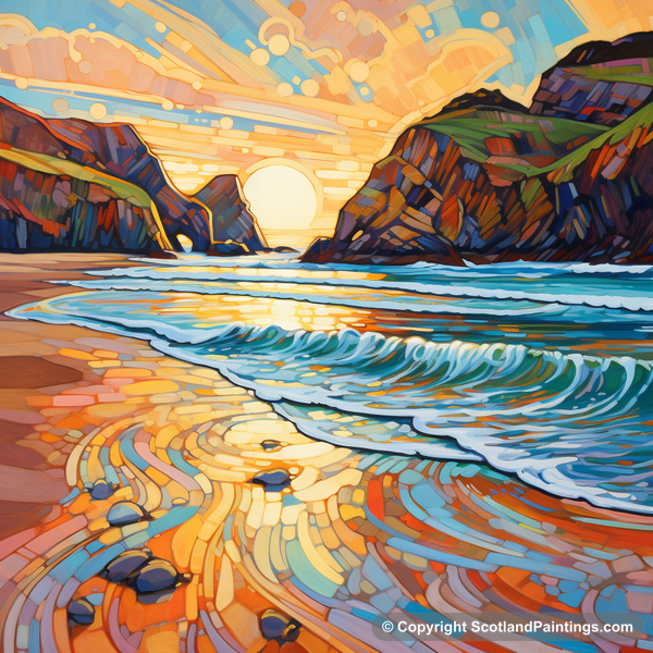 Painting - Sandwood Bay - Scottish Beaches