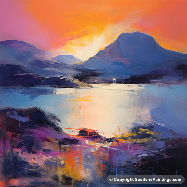 Painting - Shieldaig Bay - Scottish Coves