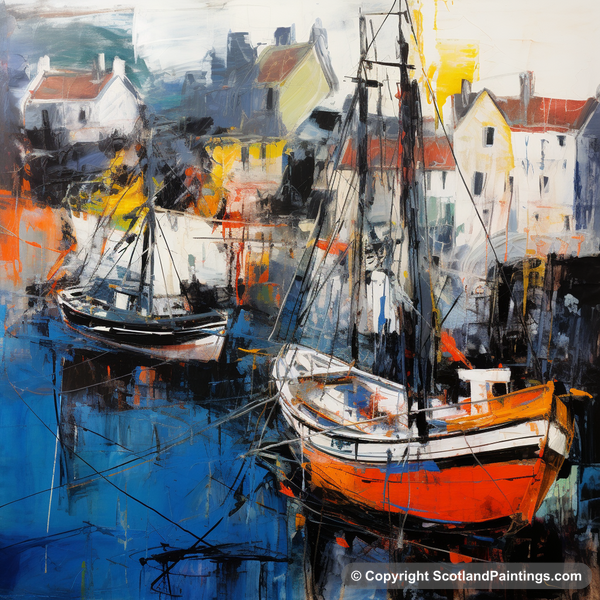 Painting - Millport Harbour - Scottish Harbours