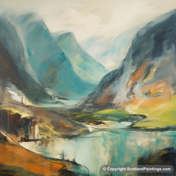 Painting - Glencoe - Scottish Glens