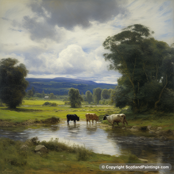 Painting - River Dee - Scottish Rivers