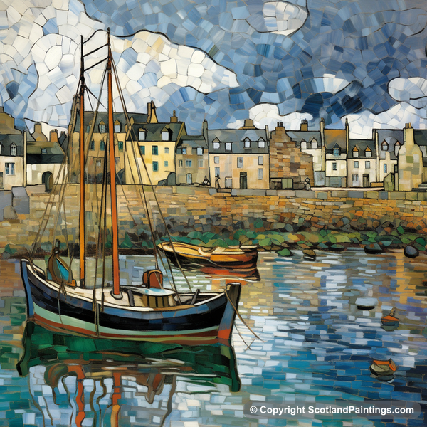 Painting - St Monans Harbour - Scottish Harbours