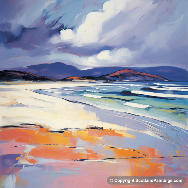 Painting - Luskentyre Beach - Scottish Beaches