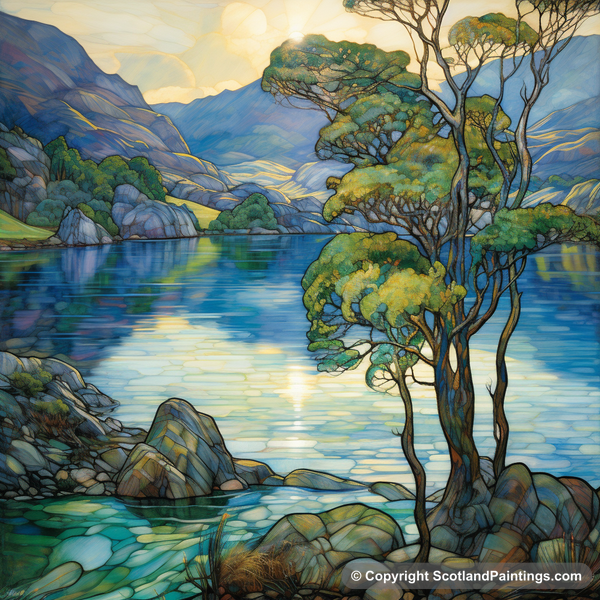 Painting - Loch Katrine - Scottish Lochs