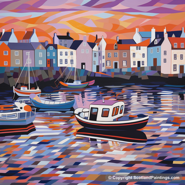 Painting - Pittenweem Harbour - Scottish Harbours