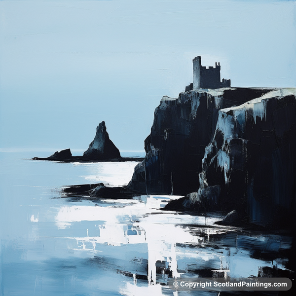 Painting - Dunnottar Castle - Scottish Castles