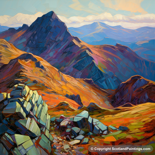 Painting - The Cobbler - Scottish Mountains