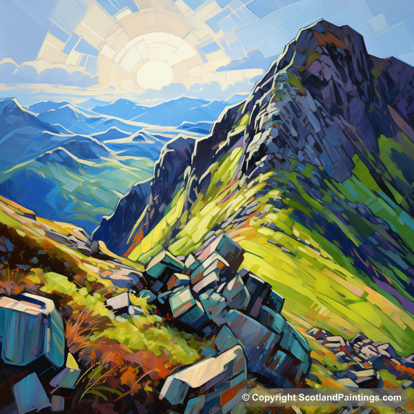 Painting - The Cobbler - Scottish Mountains