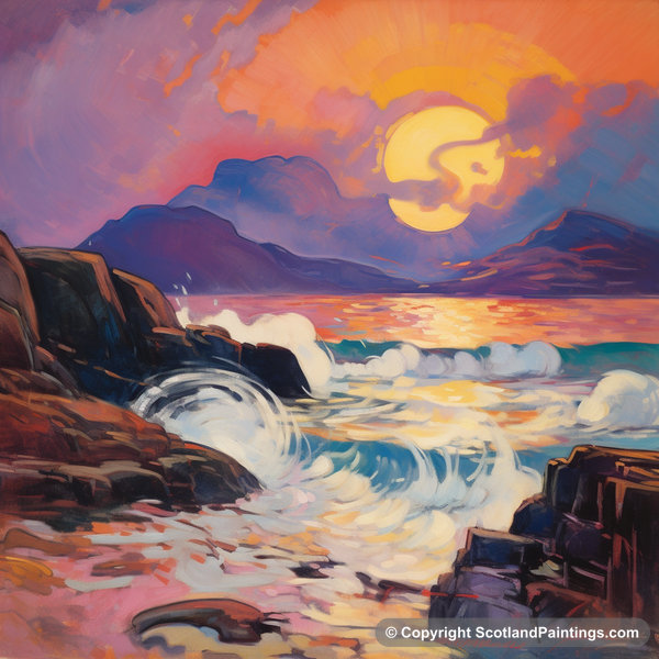 Painting - Isle of Rum - Scottish Islands