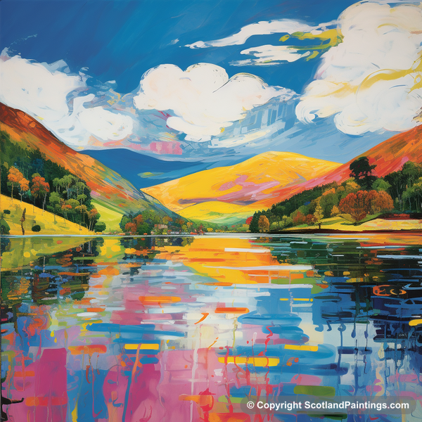 Painting - Loch Earn - Scottish Lochs