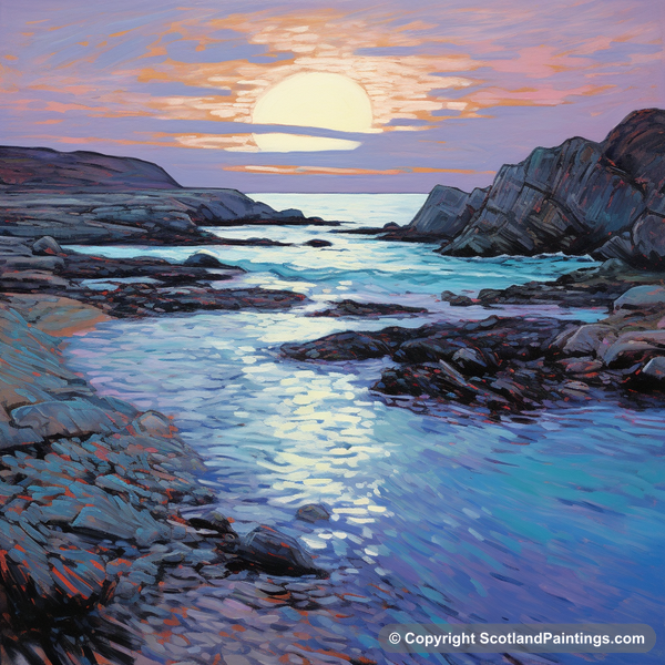 Painting - Achmelvich Bay - Scottish Beaches