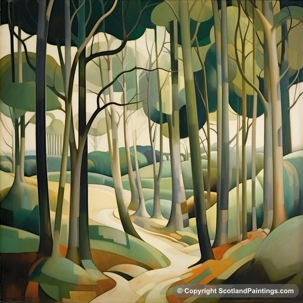 Painting - Abernethy Forest - Scottish Forests