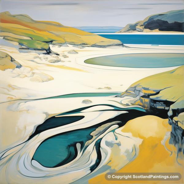 Painting - Achmelvich Bay - Scottish Beaches