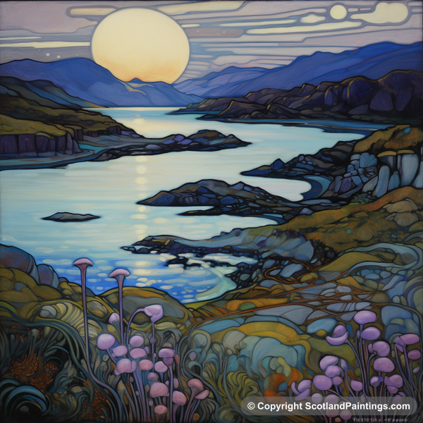 Painting - Scourie Bay - Scottish Coves