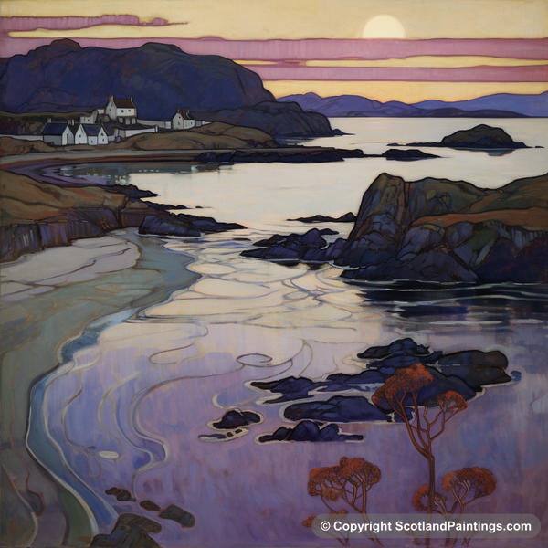 Painting - Scourie Bay - Scottish Coves