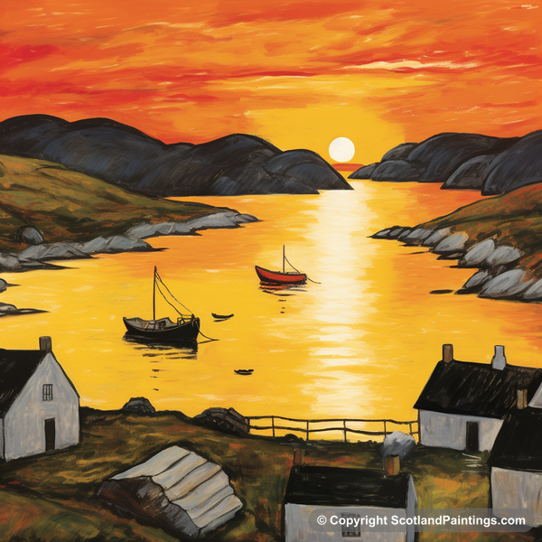 Painting - Achmelvich Bay - Scottish Beaches