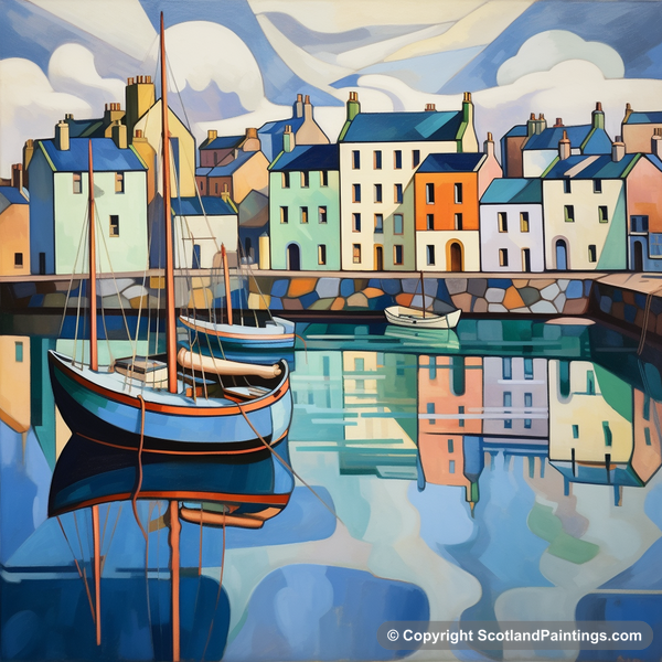 Painting - Millport Harbour - Scottish Harbours