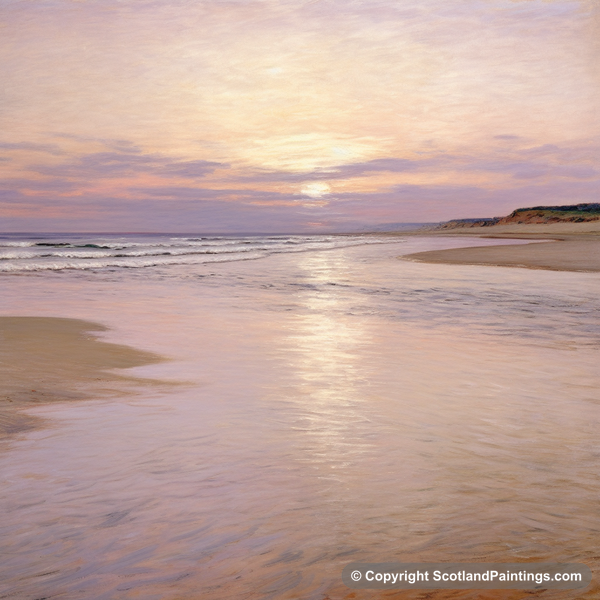 Painting - Gullane Beach - Scottish Beaches