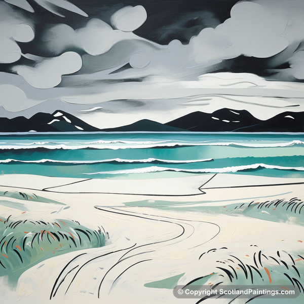 Painting - Luskentyre Sands - Scottish Beaches