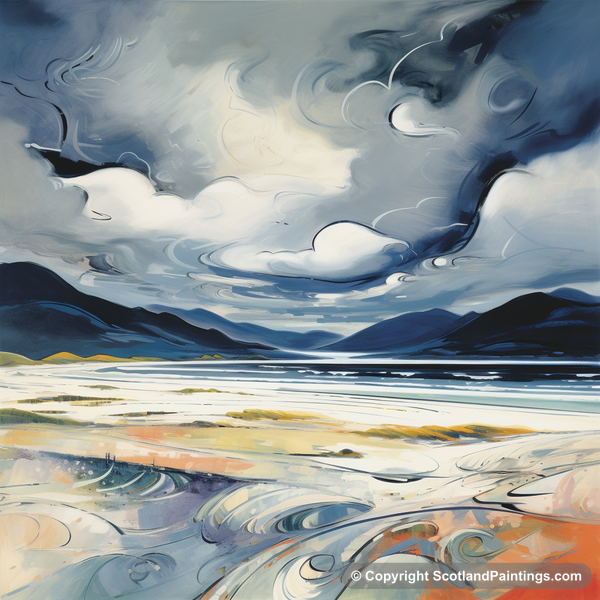 Painting - Luskentyre Sands - Scottish Beaches