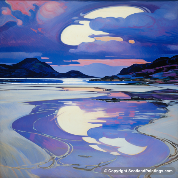 Painting - Silver Sands of Morar - Scottish Beaches