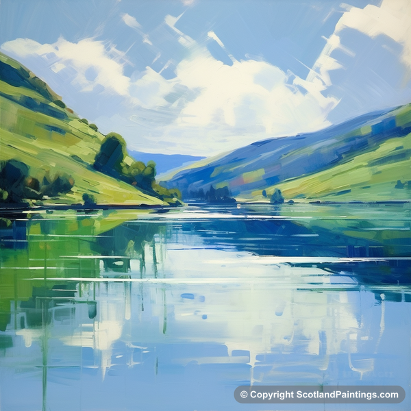 Painting - Loch Earn - Scottish Lochs