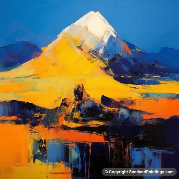 Painting - Ben More Assynt - Scottish Mountains