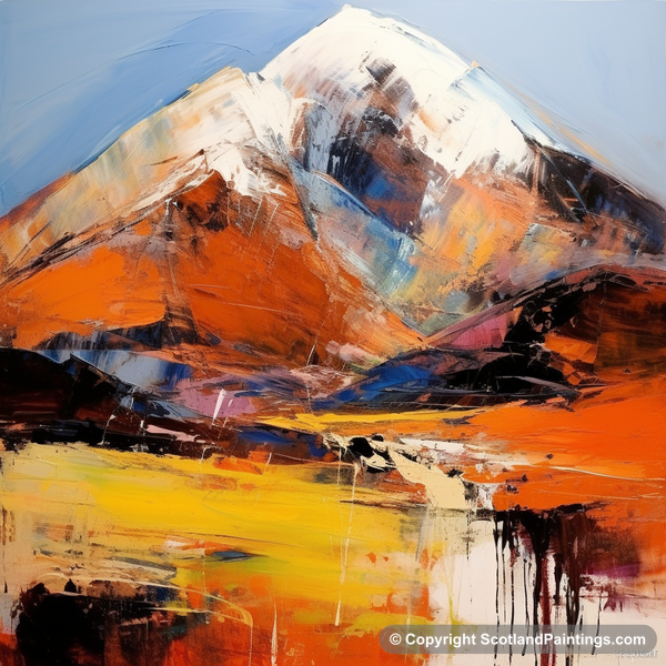 Painting - Liathach - Scottish Mountains