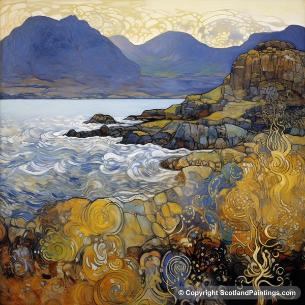 Painting - Liathach - Scottish Mountains