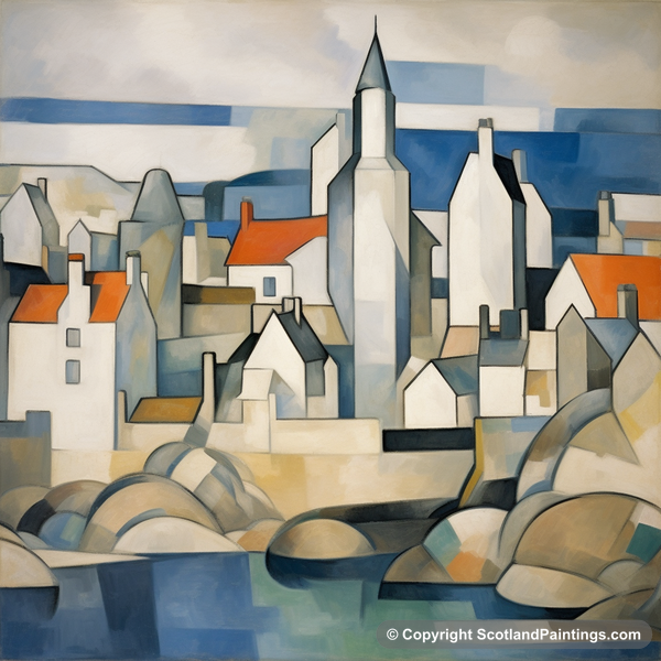 Painting - Newburgh - Scottish Villages