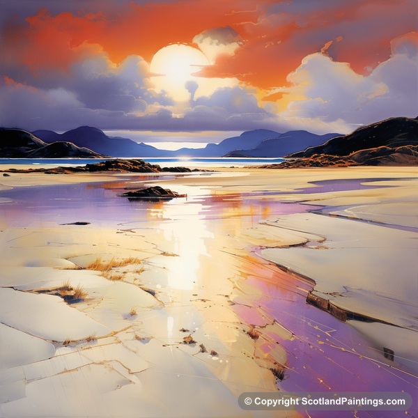 Painting - Mellon Udrigle Beach - Scottish Coves