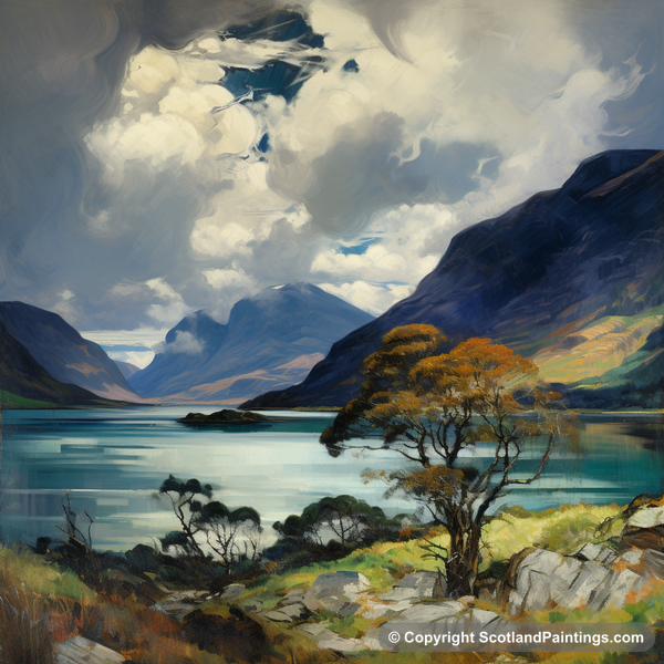 Painting - Loch Maree - Scottish Lochs