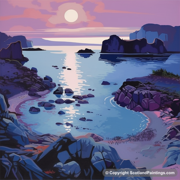 Painting - Ardtun Bay - Scottish Coves