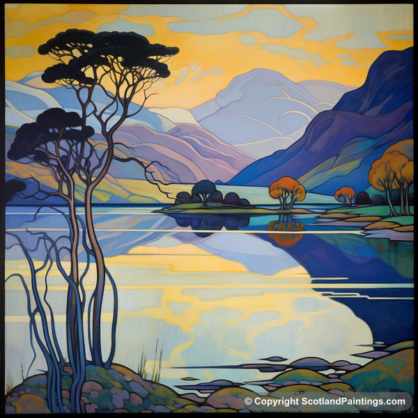 Painting - Loch Awe - Scottish Lochs