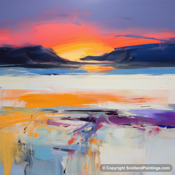 Painting - Luskentyre Beach - Scottish Beaches