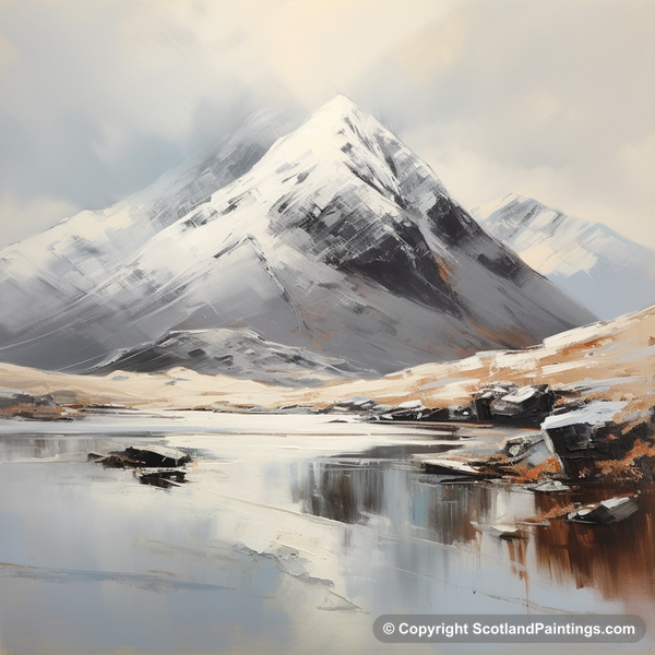 Painting - Sgurr a' Mhaim - Scottish Mountains