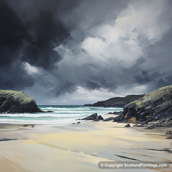 Painting - Durness Beach - Scottish Beaches