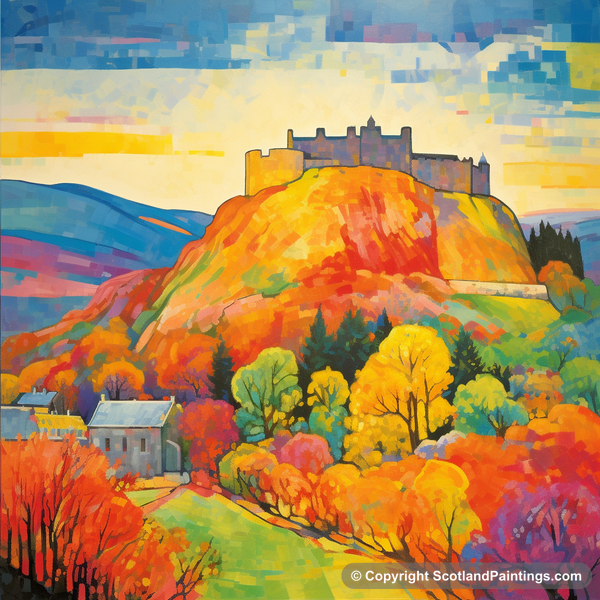 Painting - Stirling Castle - Scottish Castles