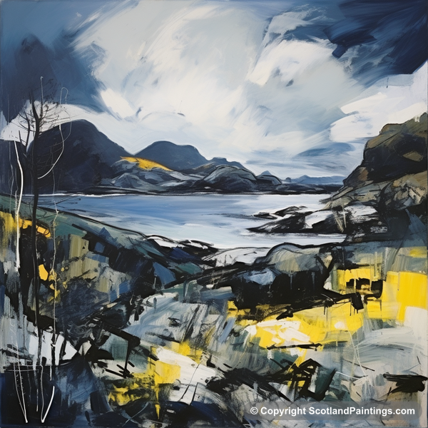 Painting - Shieldaig Bay - Scottish Coves