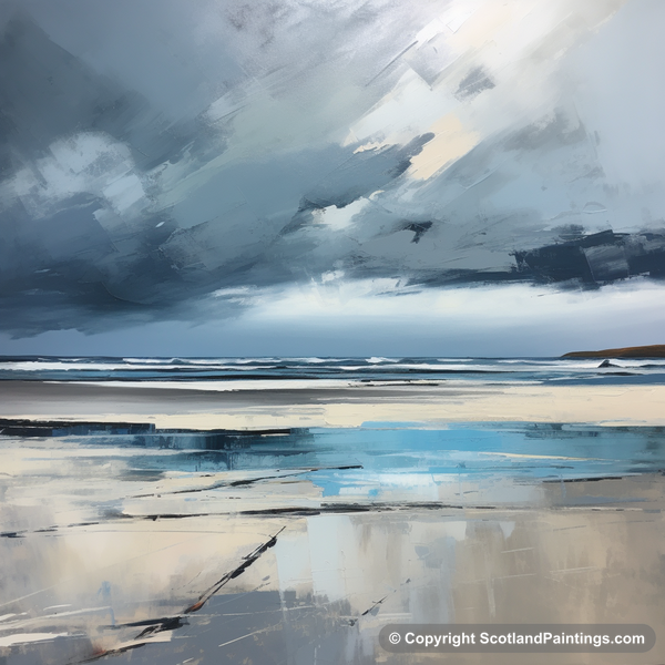 Painting - Lunan Bay - Scottish Beaches