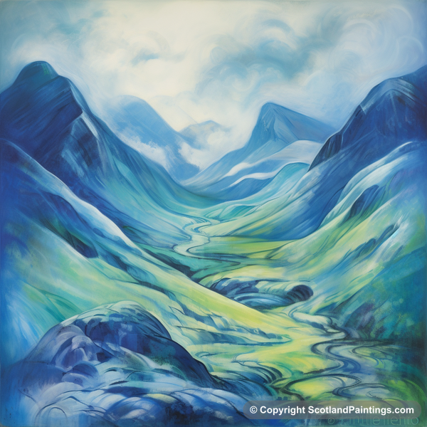 Painting - Stob Coire Sgreamhach - Scottish Mountains