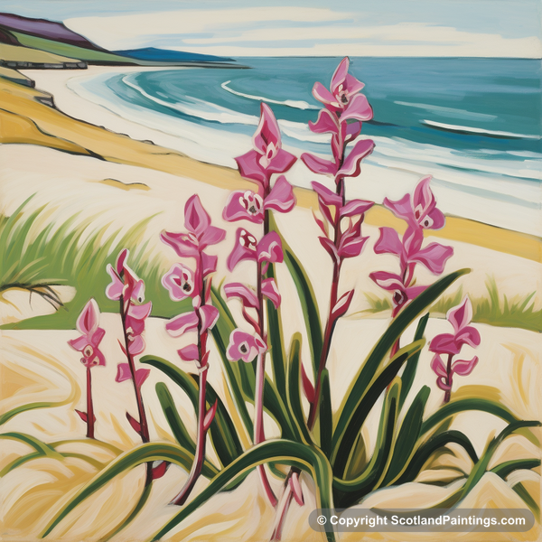 Painting - Sands of Forvie - Scottish Flowers and Flora