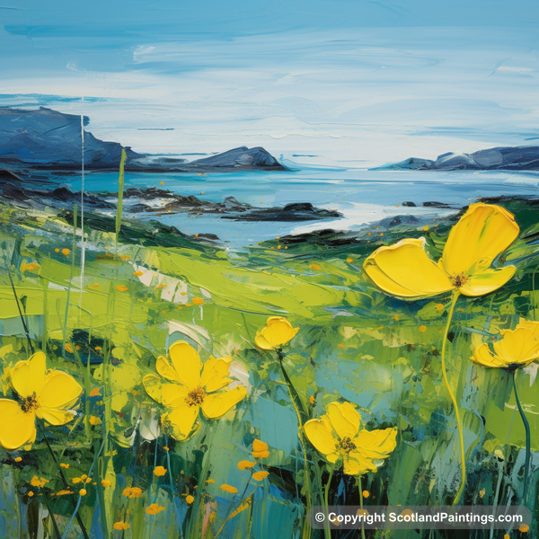 Painting - Argyll and Bute - Scottish Flowers and Flora