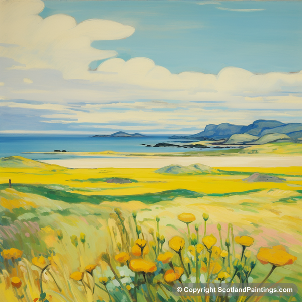 Painting - Outer Hebrides - Scottish Flowers and Flora