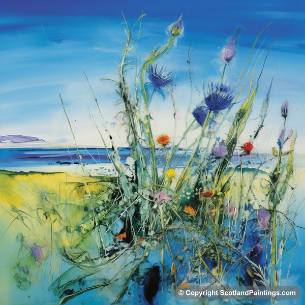 Painting - East Lothian - Scottish Flowers and Flora