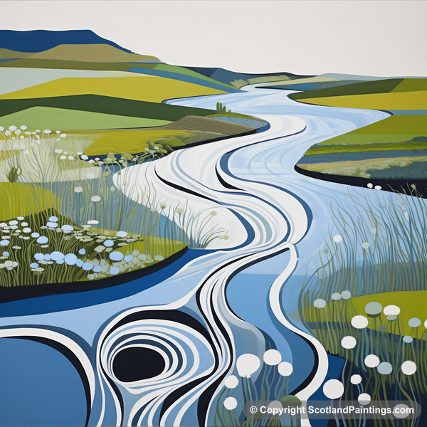 Painting - River Spey - Scottish Flowers and Flora