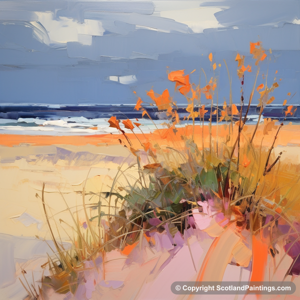 Painting - Balmedie Beach - Scottish Flowers and Flora