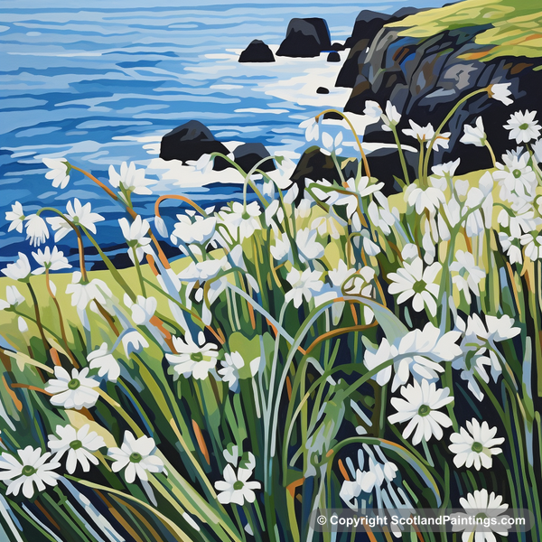 Painting - Cape Wrath - Scottish Flowers and Flora