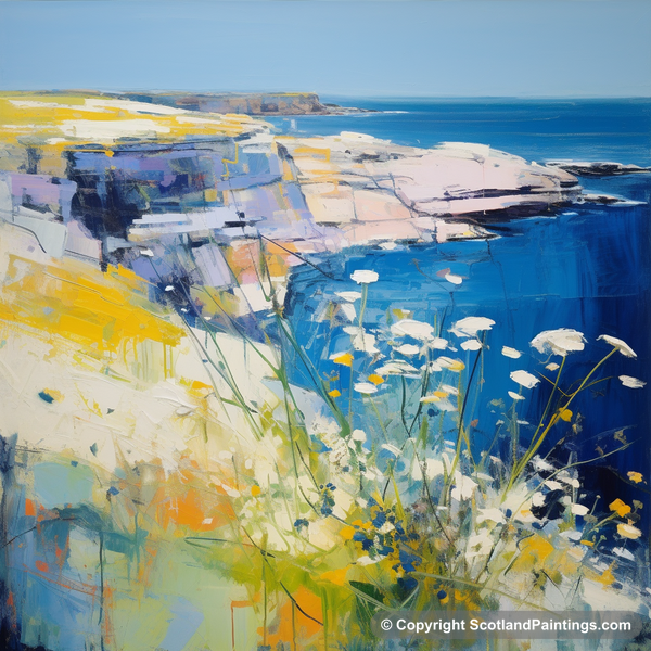 Painting - North Berwick - Scottish Flowers and Flora