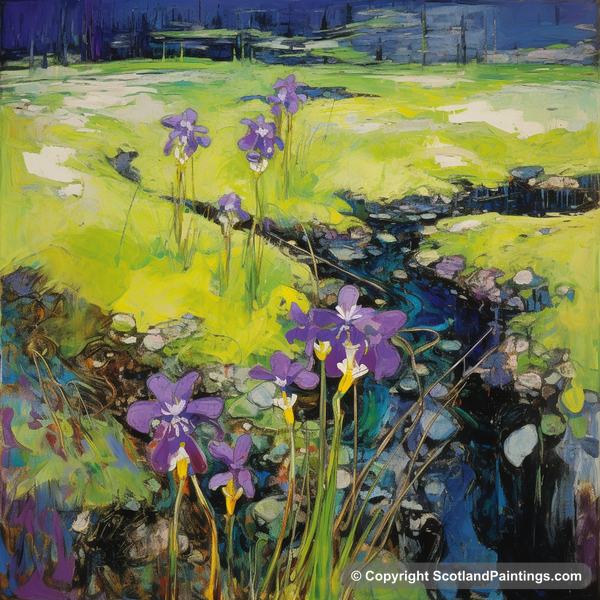 Painting - Ardnamurchan Peninsula - Scottish Flowers and Flora